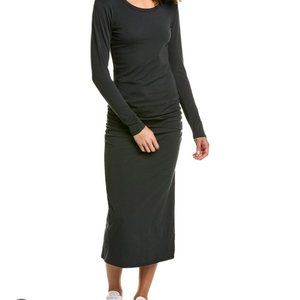 James Perse Black Skinny Sheath Dress Size 3 (Large)